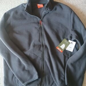 Ozark Trail Men's Charcoal Fleece Jacket Mens XL Workwear Outdoors